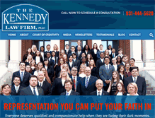 Tablet Screenshot of kennedylawfirmpllc.com